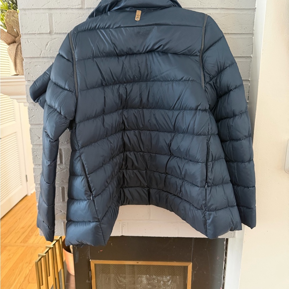 Mackage Navy Blue Quilted Puffer Jacket & Vest - Picture 3 of 8